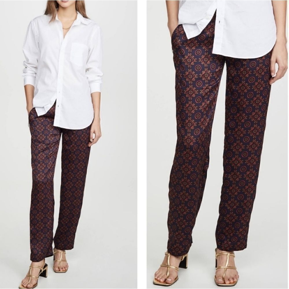 WT Club Monaco Women's Printed Club Pants Size 8